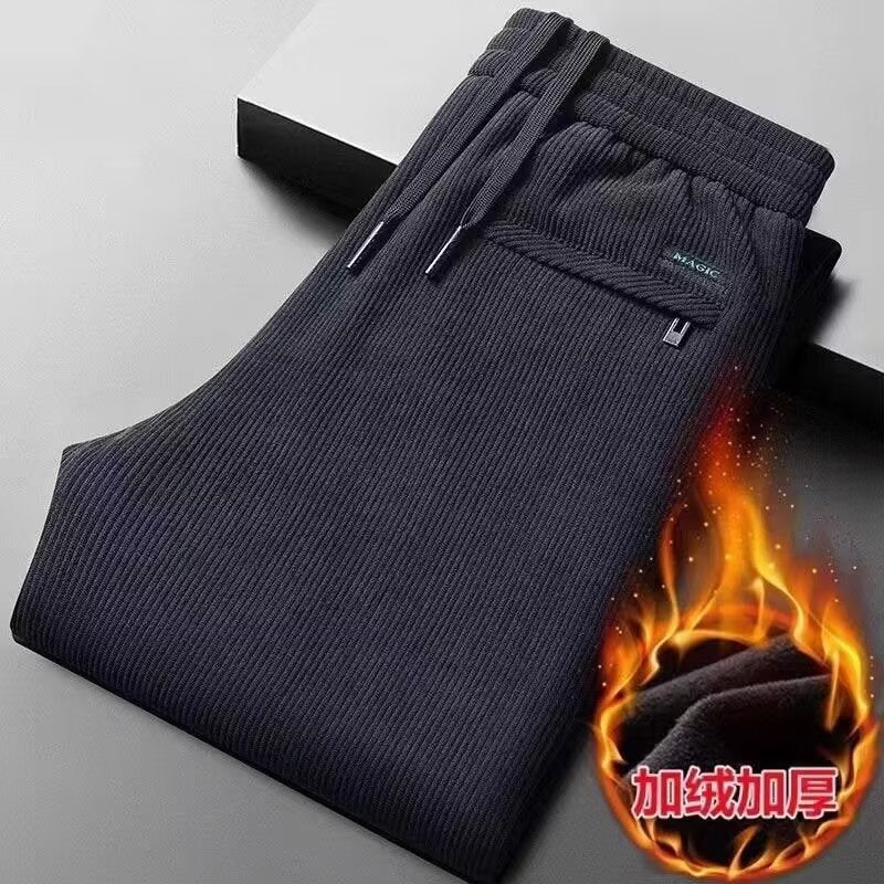 Pantalons oversized lourds décontractés homme