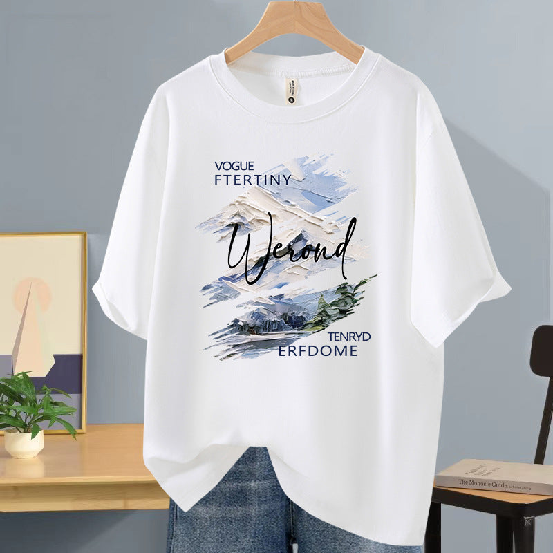 የመንገድ ልብስ ጥጥ ቲሸርት ወንድ