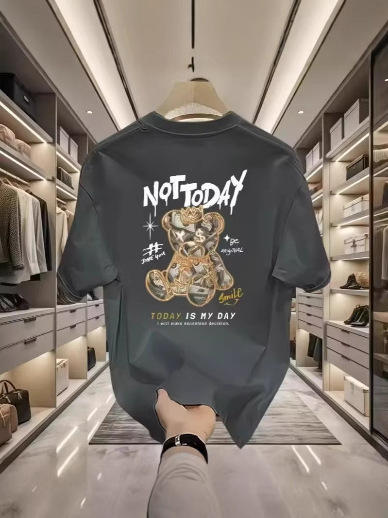 Streetwear Print T-Shirts Men's