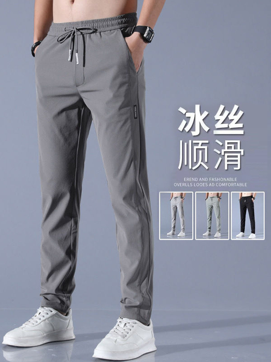 Korean Cool Touch Slim Fit Pants