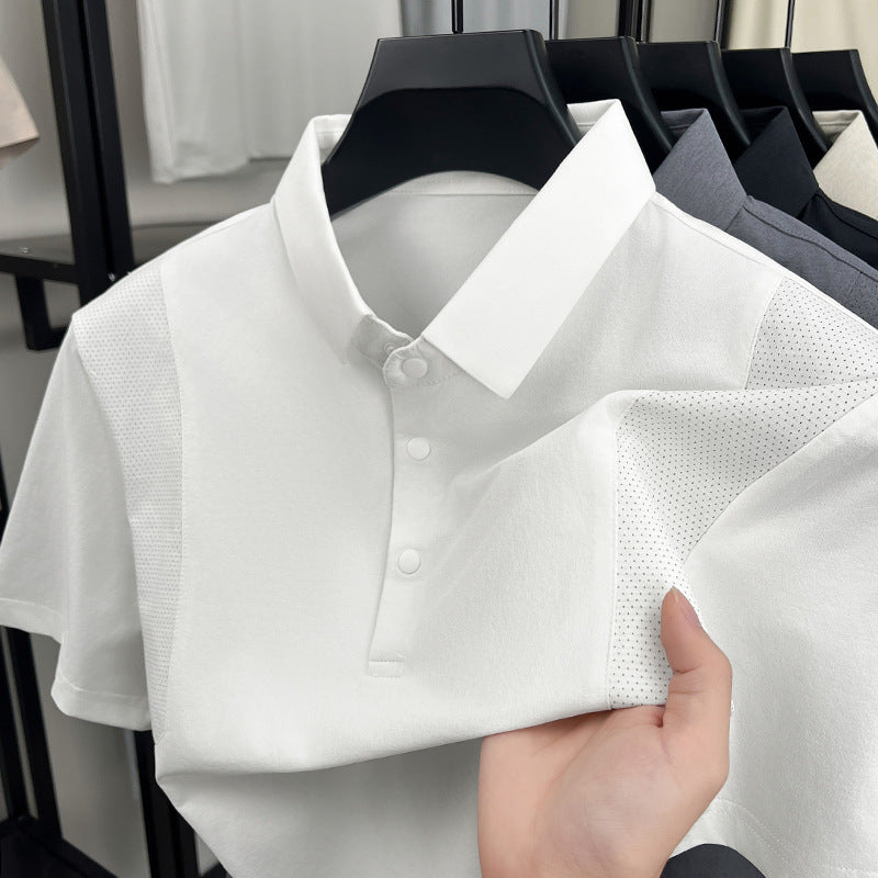 Casual Solid Polo Shirts Men's