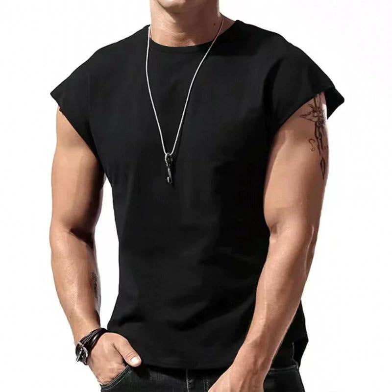 Casual Solid T-Shirts Men's