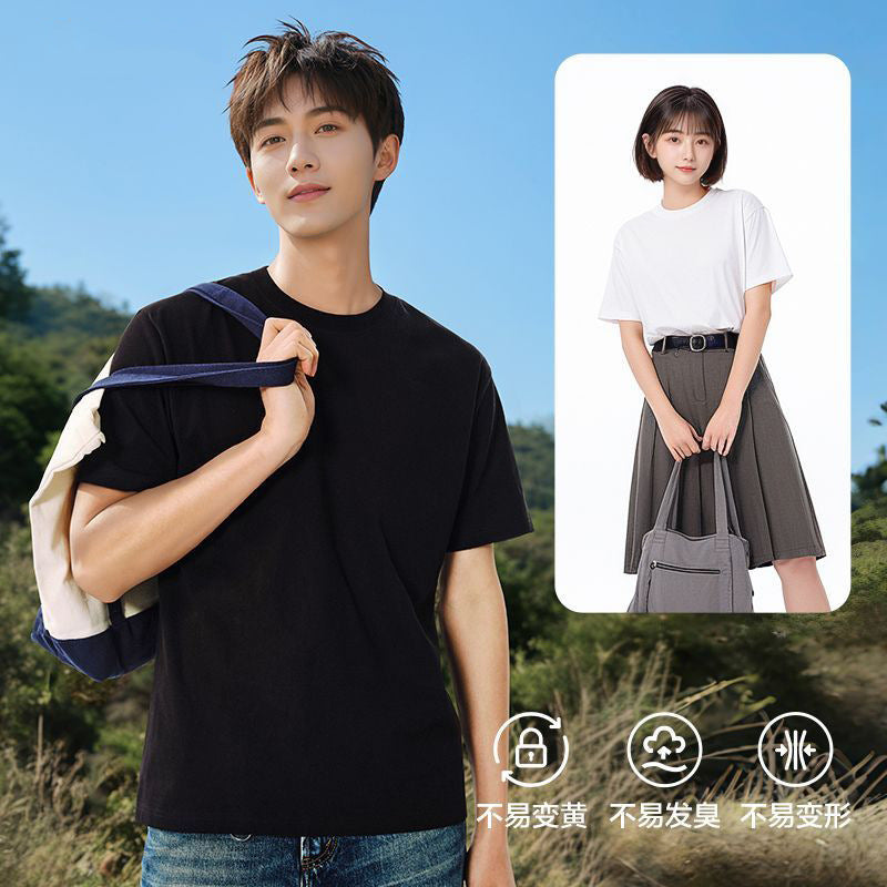 Camisetas Oversized Solid Casual Unissex