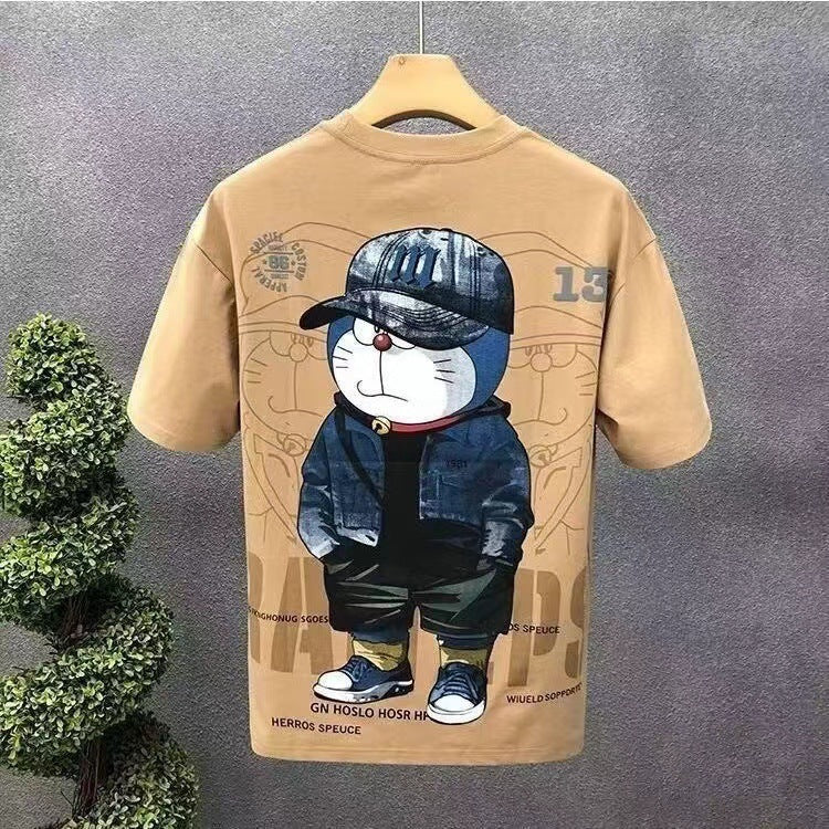 Мужские футболки streetwear с принтом